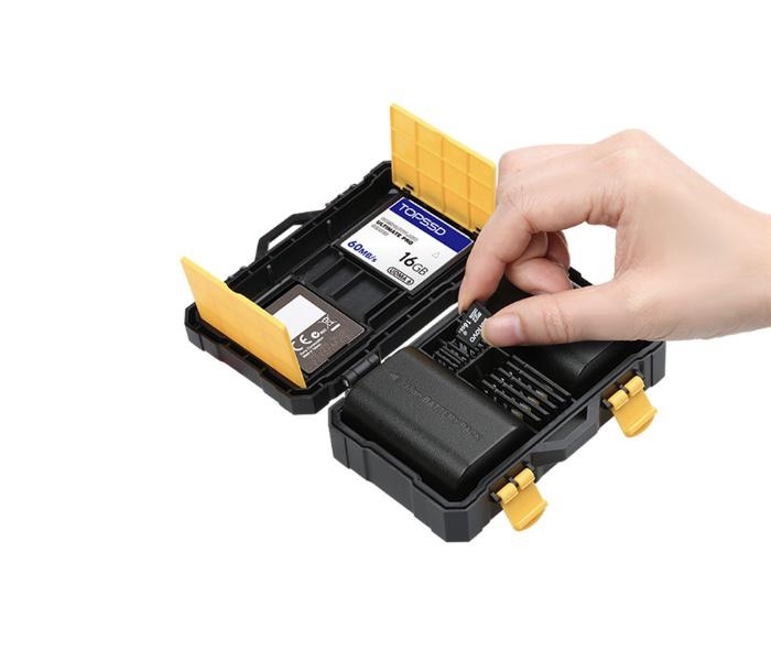 ABS voděodolné pouzdro na SD / microSD karty (13 karty)