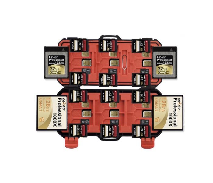 ABS pouzdro na paměťové SD / micro SD karty (36 karty)