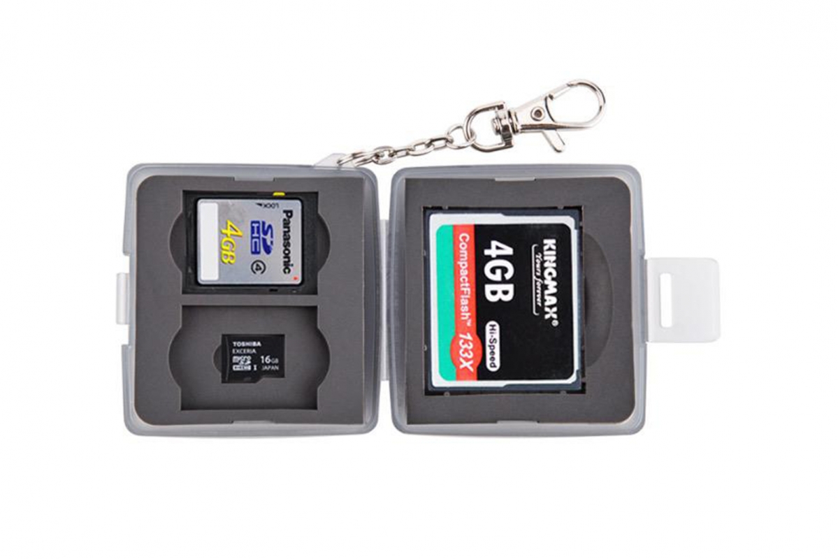 JJC Úložný box na paměťové karty (1 CF + 2 SD + 2 TF)