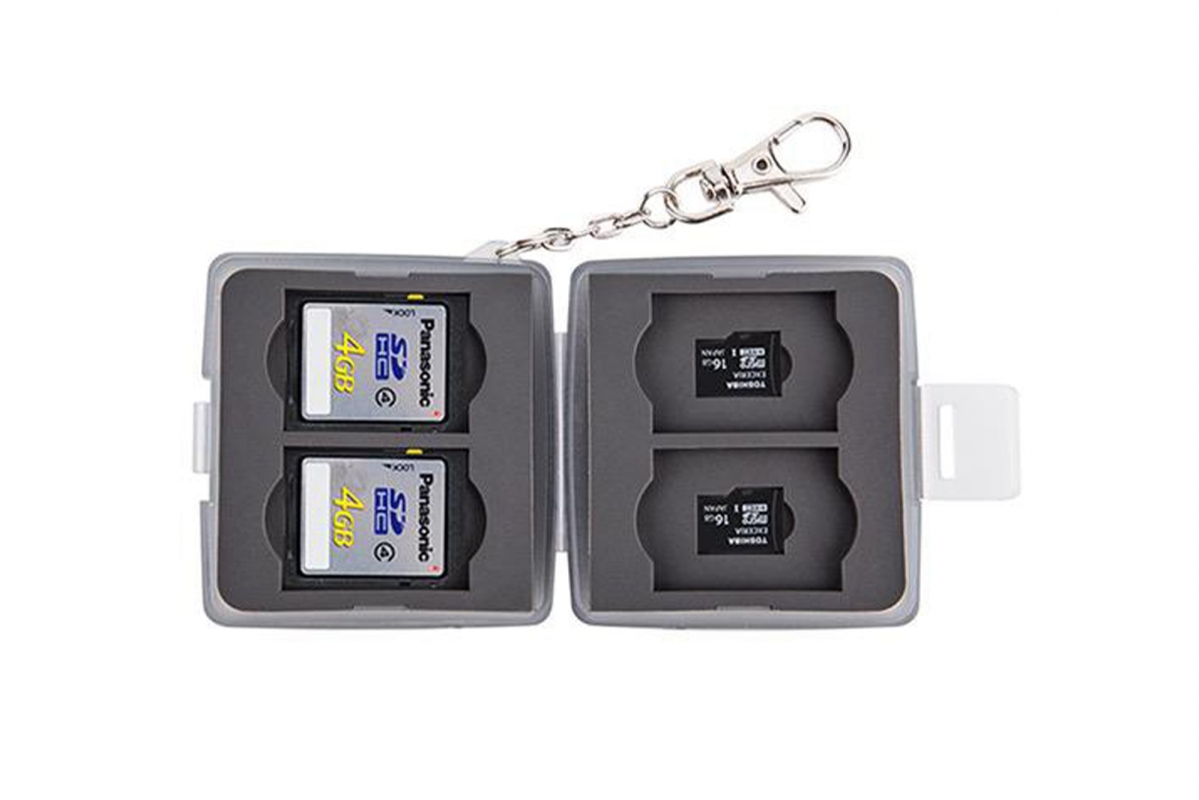 JJC Úložný box na paměťové karty (4 SD + 4 TF)