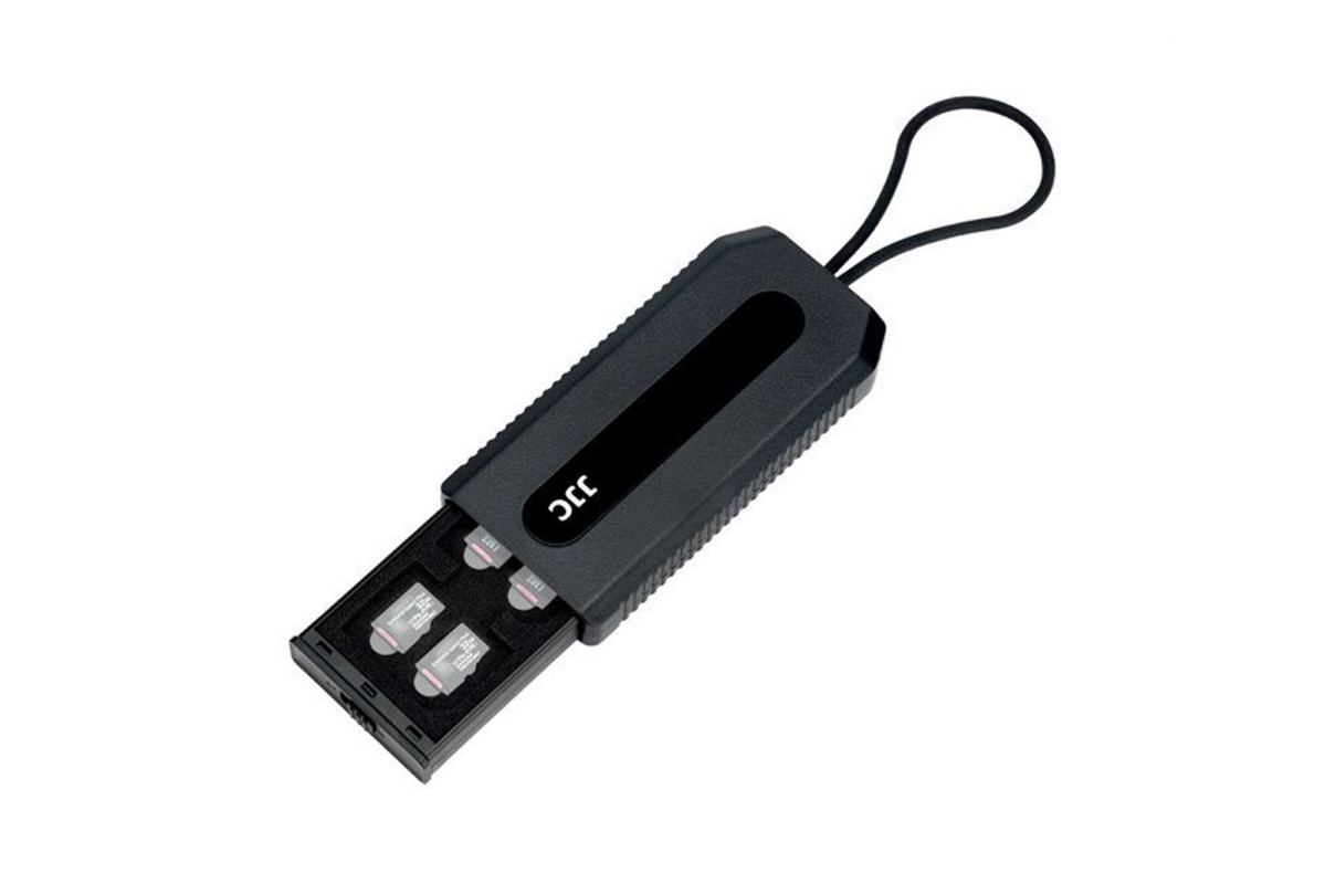 JJC Dvojstranný úložný box na paměťové karty (6 SD + 12 TF)