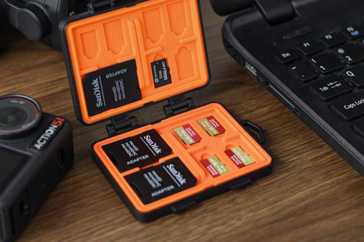 Vodotěsné pouzdro na paměťové karty (SD8 + TF14 + Nano SIM*2)