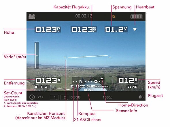 ON SCREEN DISPLAY MODUL / HoTT OSD