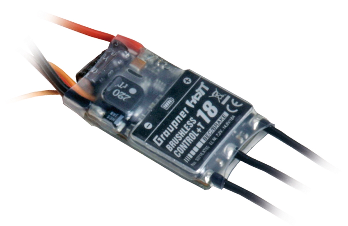 Brushless control + Telemetrie 18 BEC XT-60,
