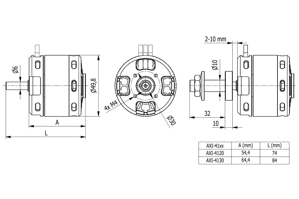 AXI 4120/14 V3 střídavý motor