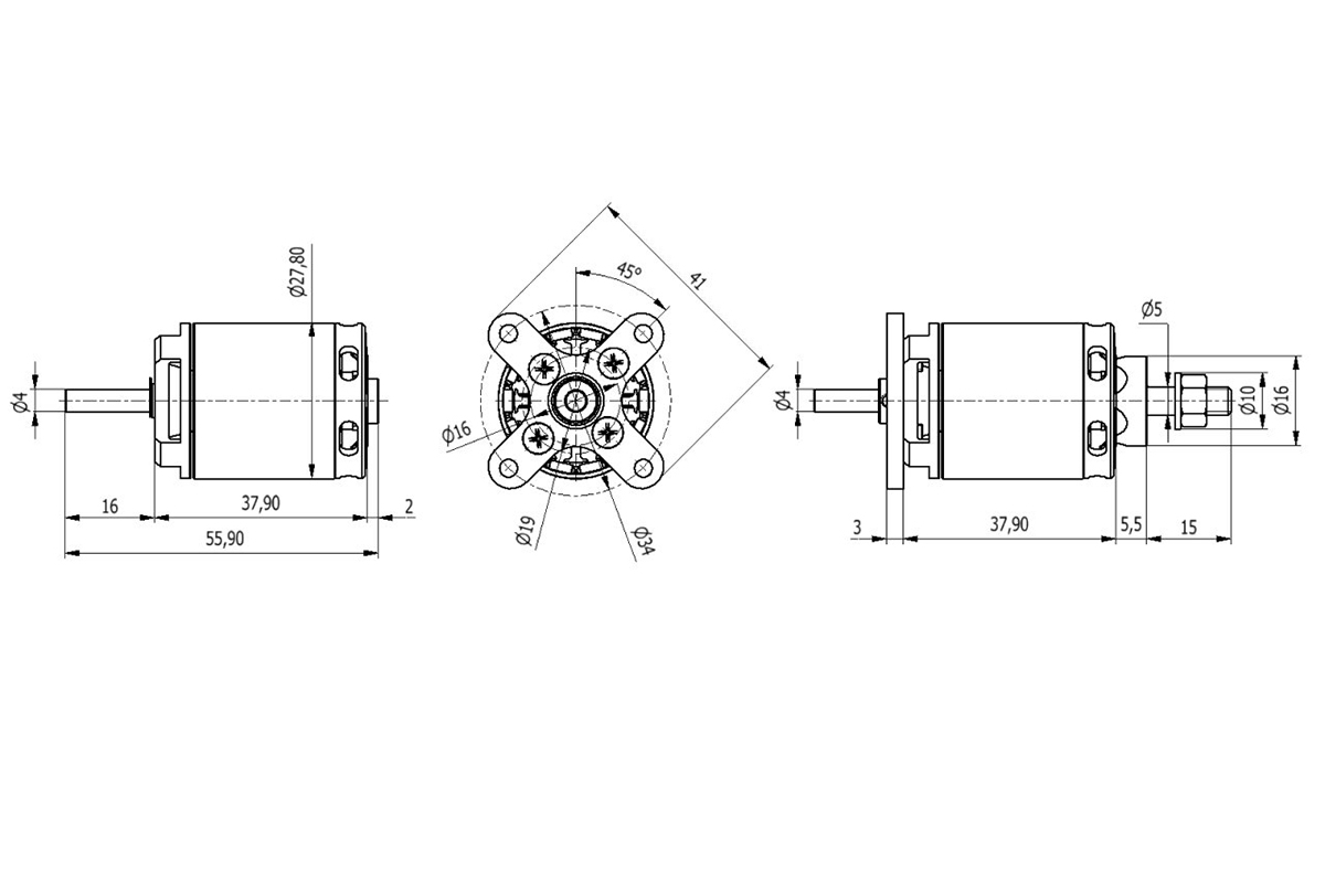 AXI 2220/20 V3 střídavý motor
