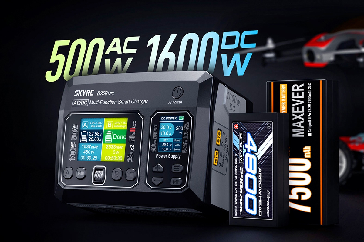 SKY RC D750 MIX nabíječ 1600W
