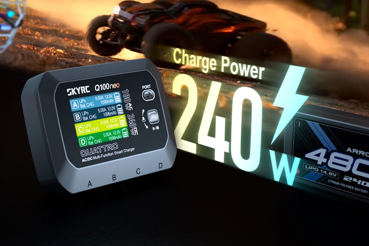 SKY RC Q100 neo nabíječ 4x60W,