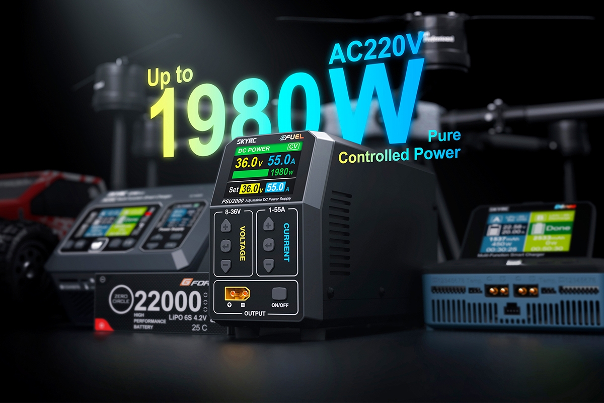 SKY RC PSU2000 36V/55A 2000W síťový zdroj