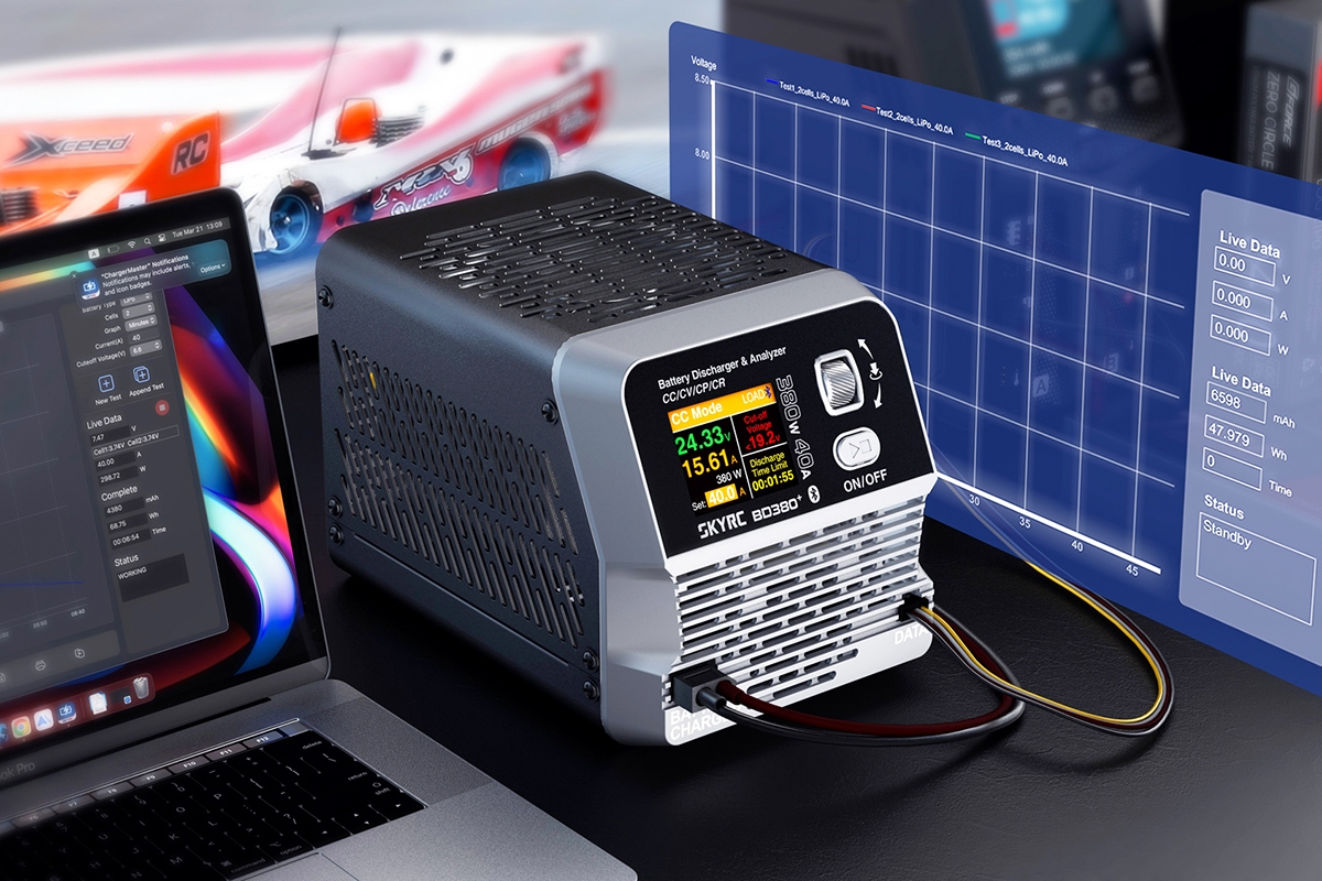 SKY RC BD380+ vybíječ a analyzér akumulátorů 380W
