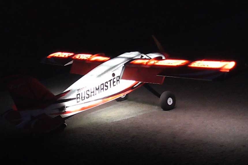 Turbo Bushmaster ARF 1830mm Červený LED,