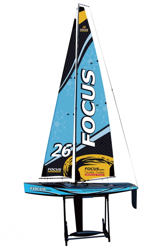 Focus V3 RTR plachetnice - modrá