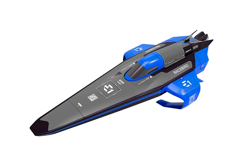 E1 RaceBird Lite RC Hydrofoil Boat 2.4GHz RTR - Modrá