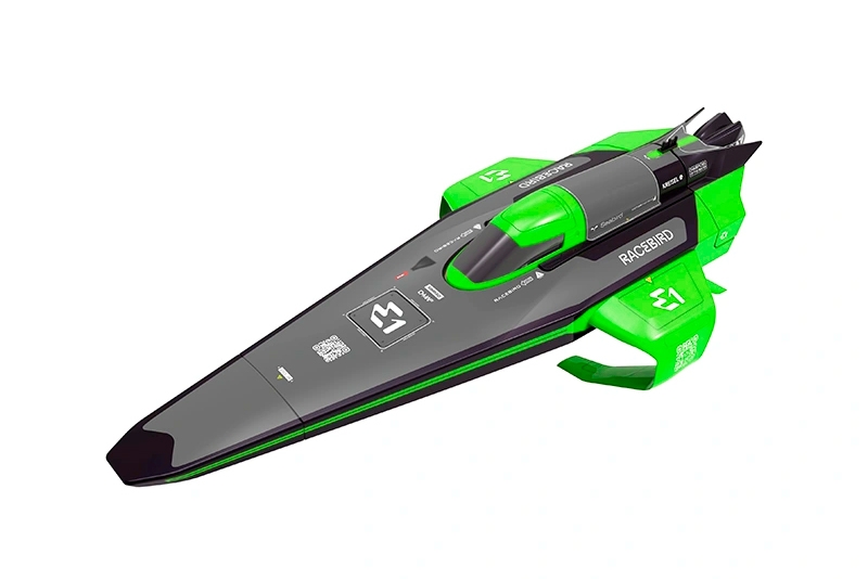 E1 RaceBird Lite RC Hydrofoil Boat 2.4GHz RTR - Zelená