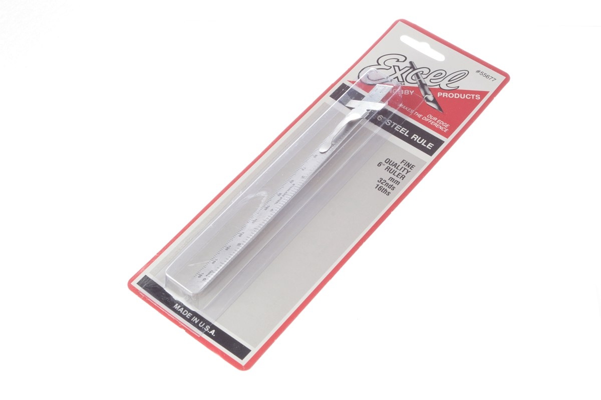 Ocelové pravítko 15cm/6" s posuvkou