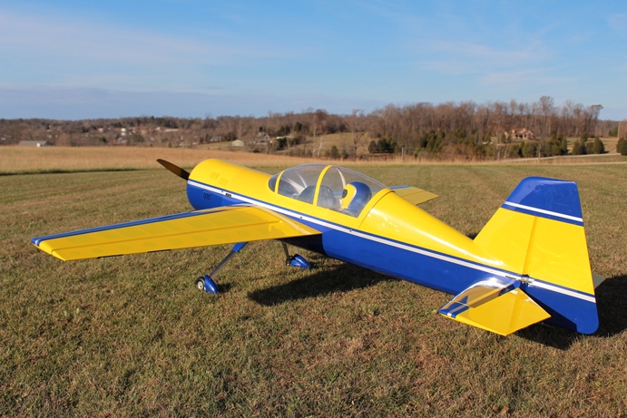 110" Yak 54 EXP Žlutá/Modrá 2,79m