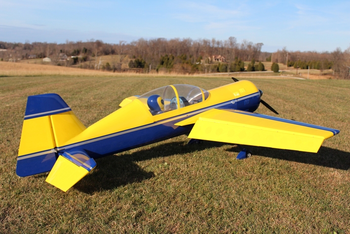 110" Yak 54 EXP Žlutá/Modrá 2,79m