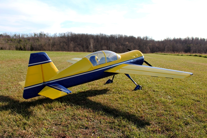 110" Yak 54 EXP Žlutá/Modrá 2,79m