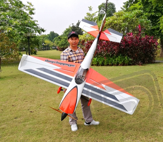 75" Edge 540 - Oranžová/Bílá 1,90m