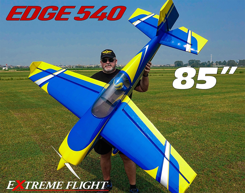 85" Edge 540 - Modrá/Žlutá 2,15m
