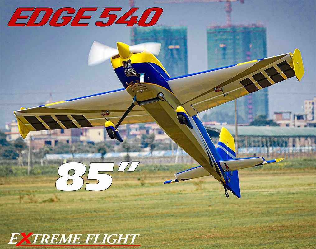 85" Edge 540 - Modrá/Žlutá 2,15m