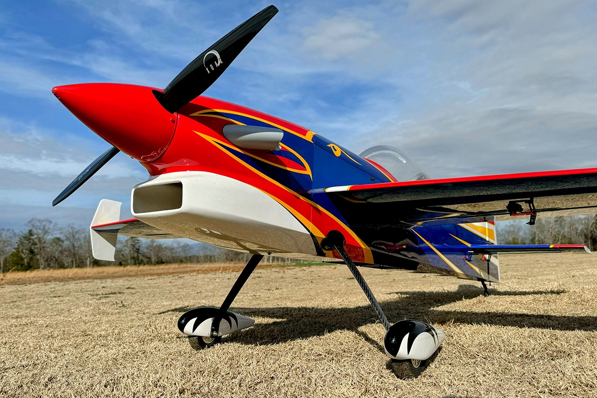 88" Raven - Červená/Modrá 2,24m