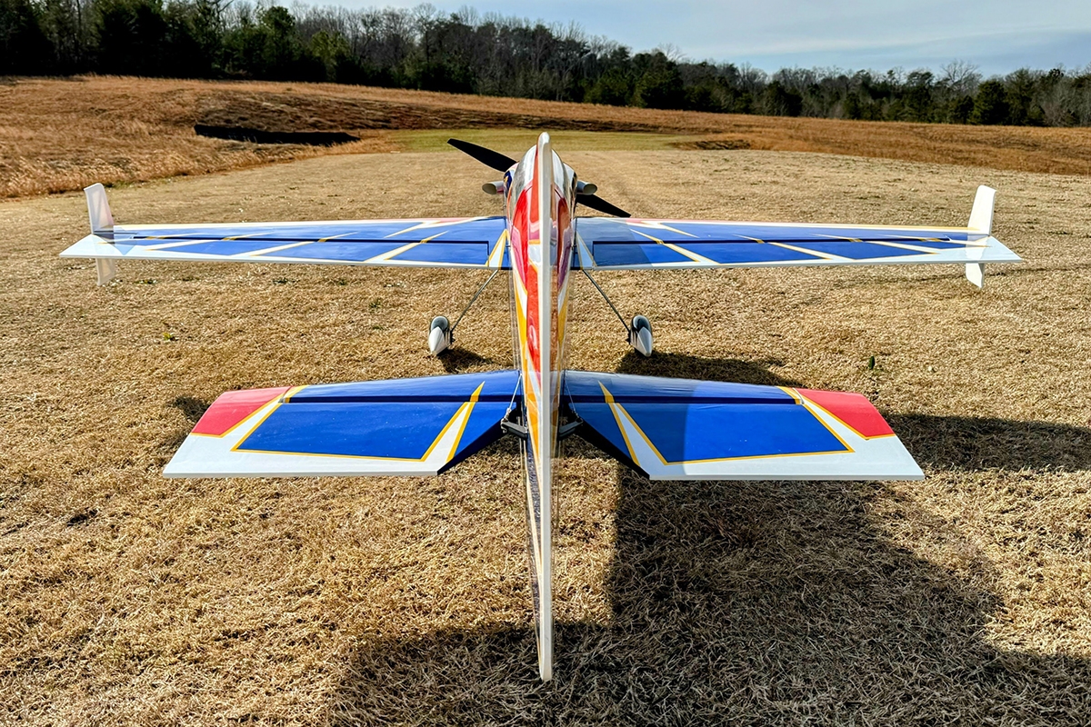 88" Raven - Červená/Modrá 2,24m