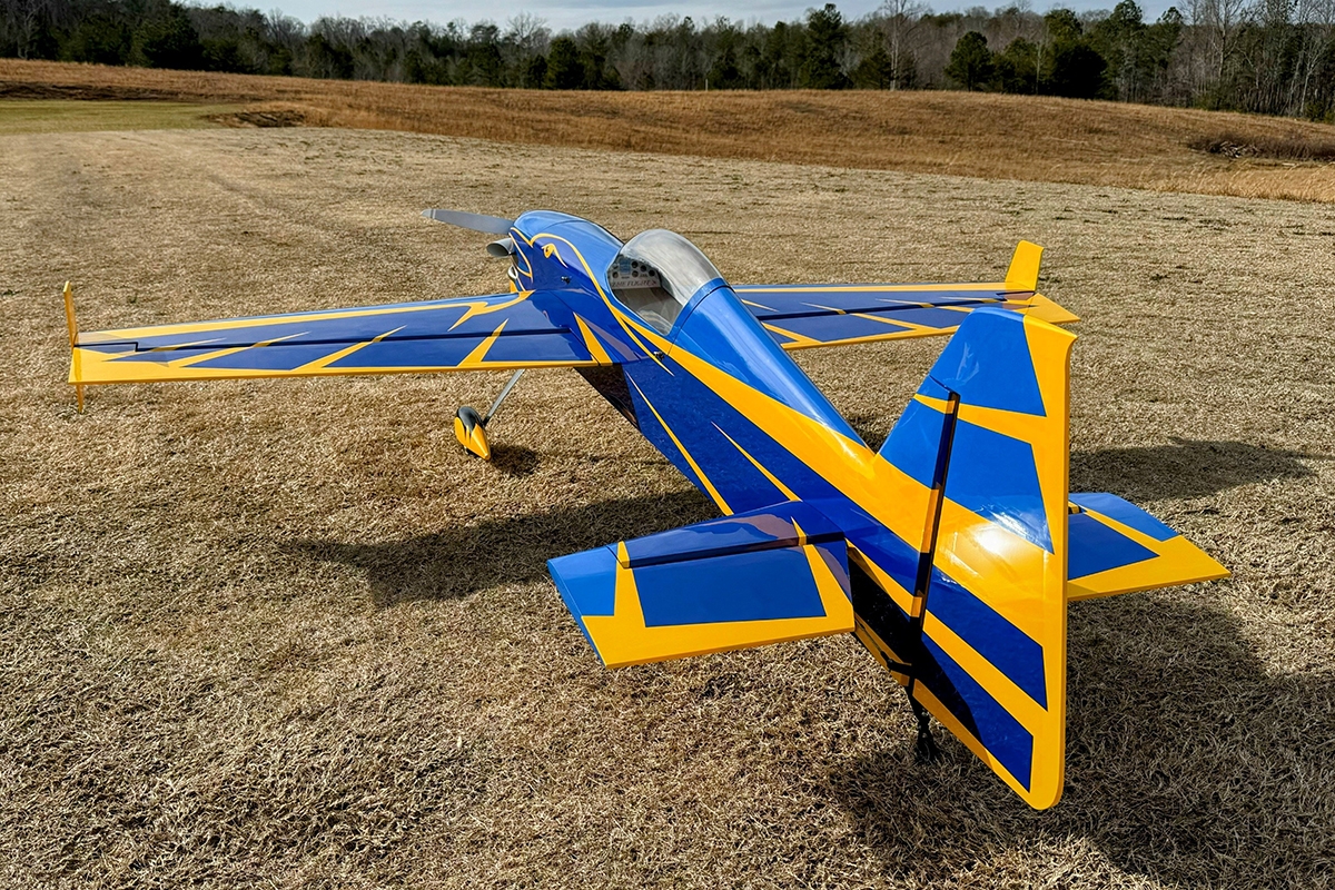 88" Raven - Žlutá/Modrá 2,24m