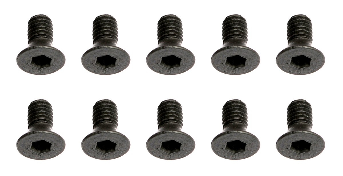 M3x6mm šroub s imbusouvou zápustnou hlavou, 10ks.