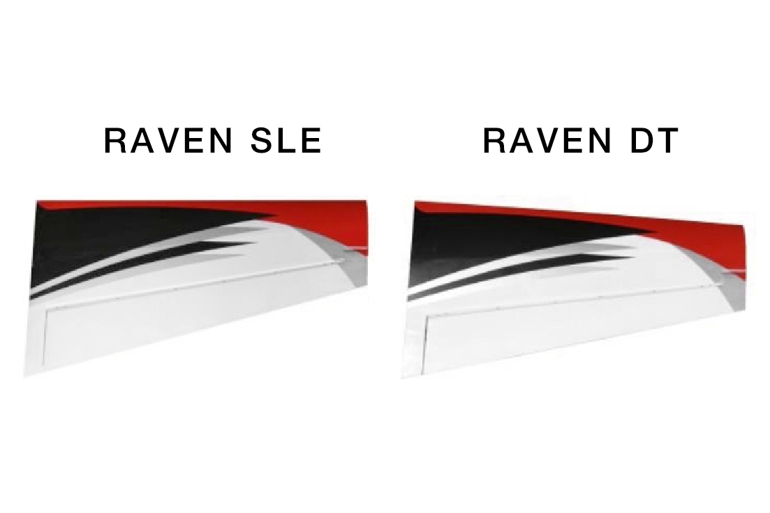 61" Raven DT ARF - oranžová/černá