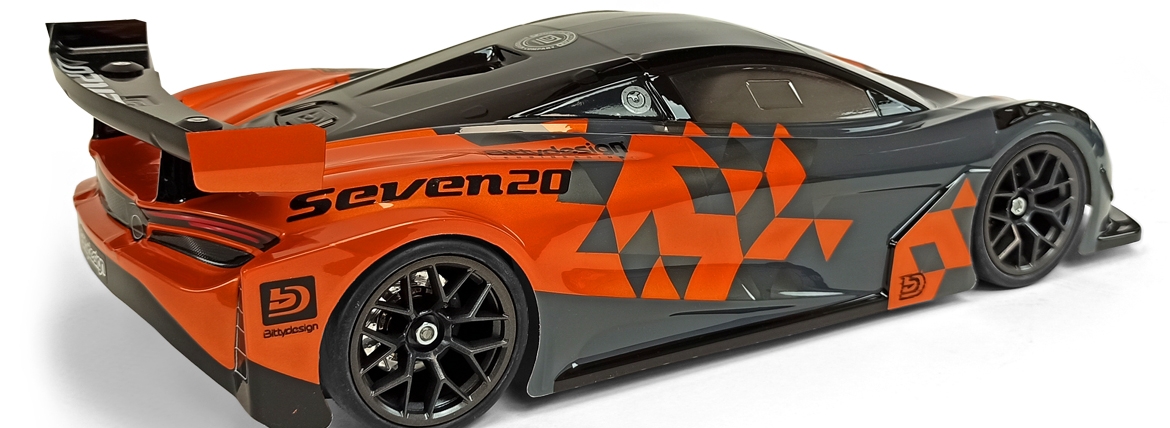 Karoserie čirá SEVEN20 GT - (190 mm)