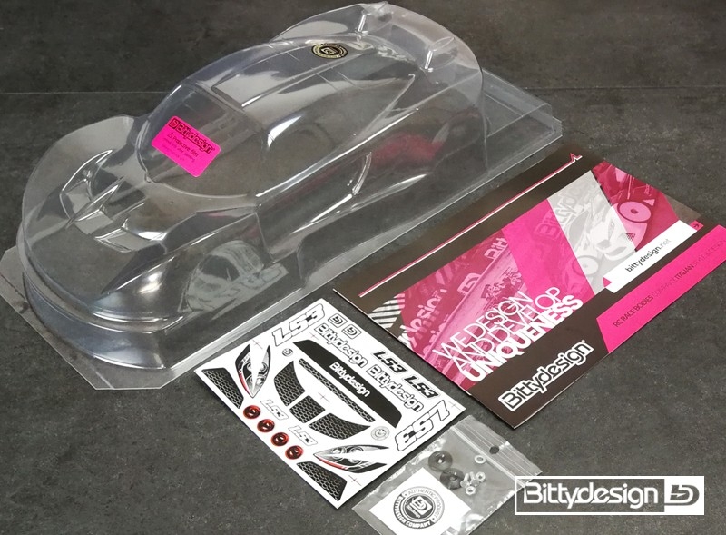Karoserie čirá LS3 pro GT 1/12