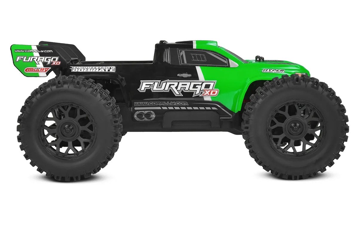 FURAGO XD - RTR - Brushed 2S - Zelená