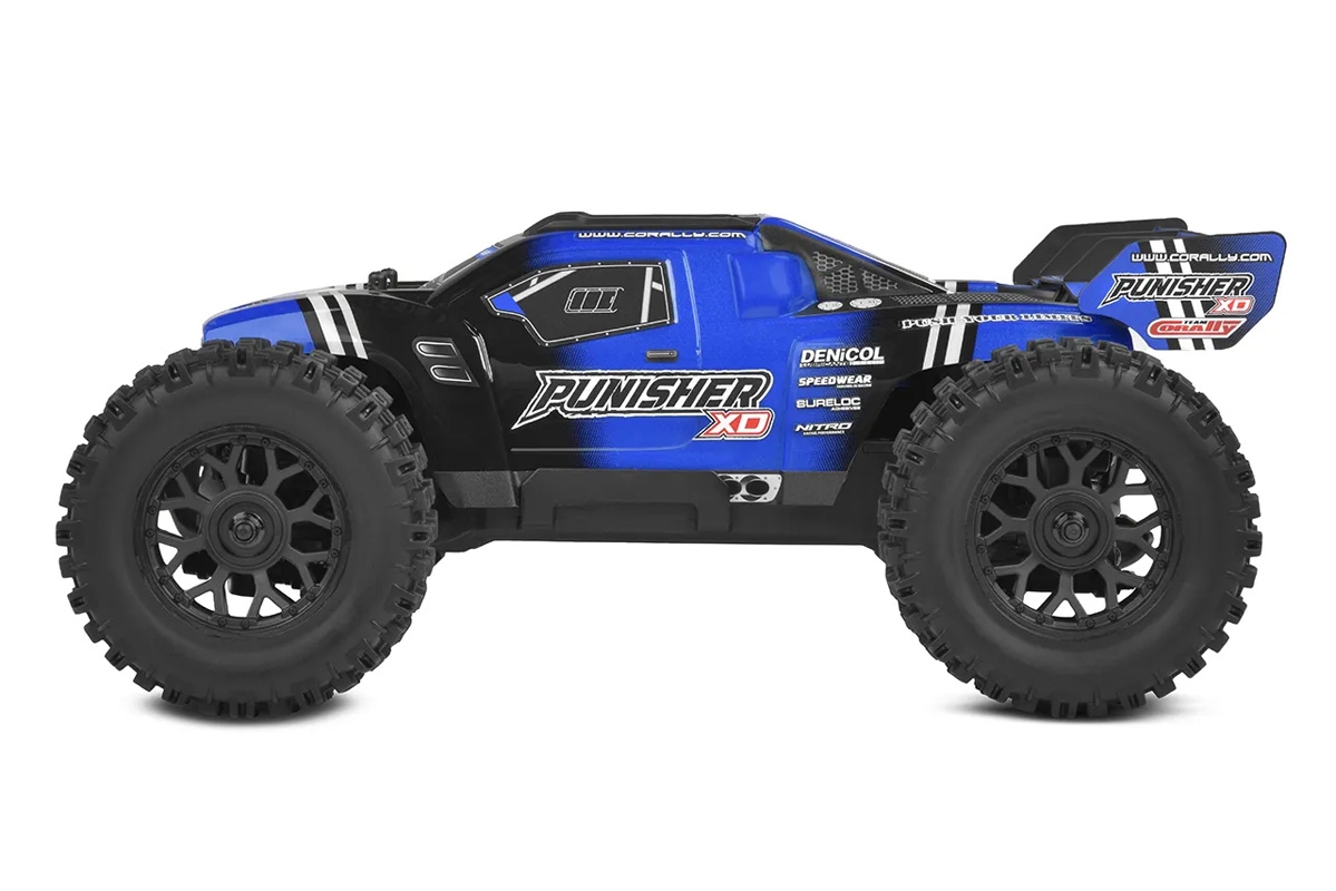 PUNISHER XD - RTR - Brushed 2S - Modrá