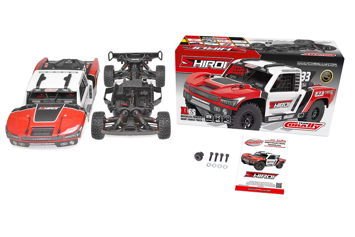 SHIROI XP 6S - RTR - Brushless Power 6S - červená