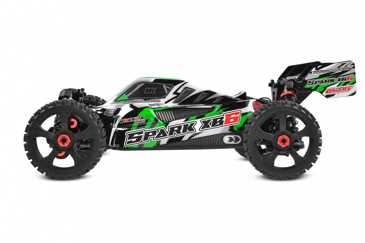 SPARK XB-6S - BUGGY 4WD - RTR - zelená