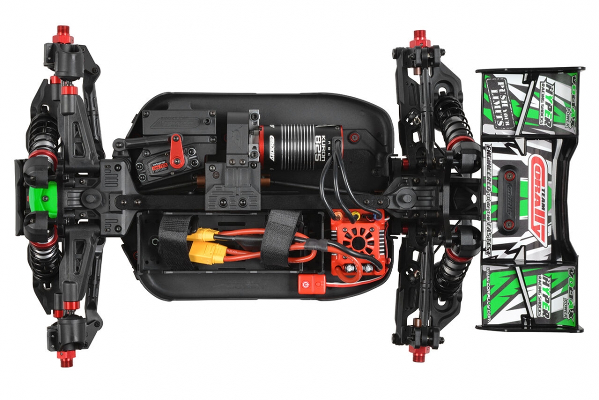 SPARK XB-6S - BUGGY 4WD - RTR - zelená