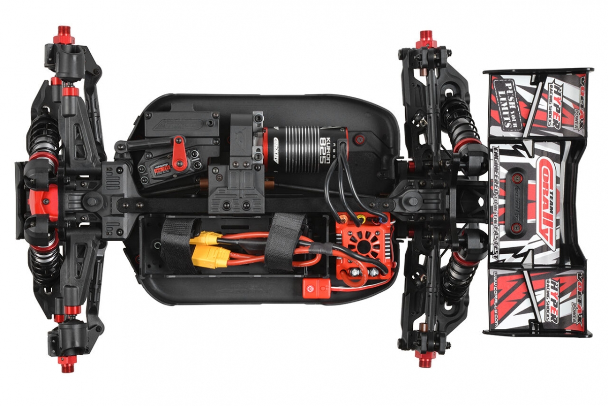 SPARK XB-6S - BUGGY 4WD - RTR - červená