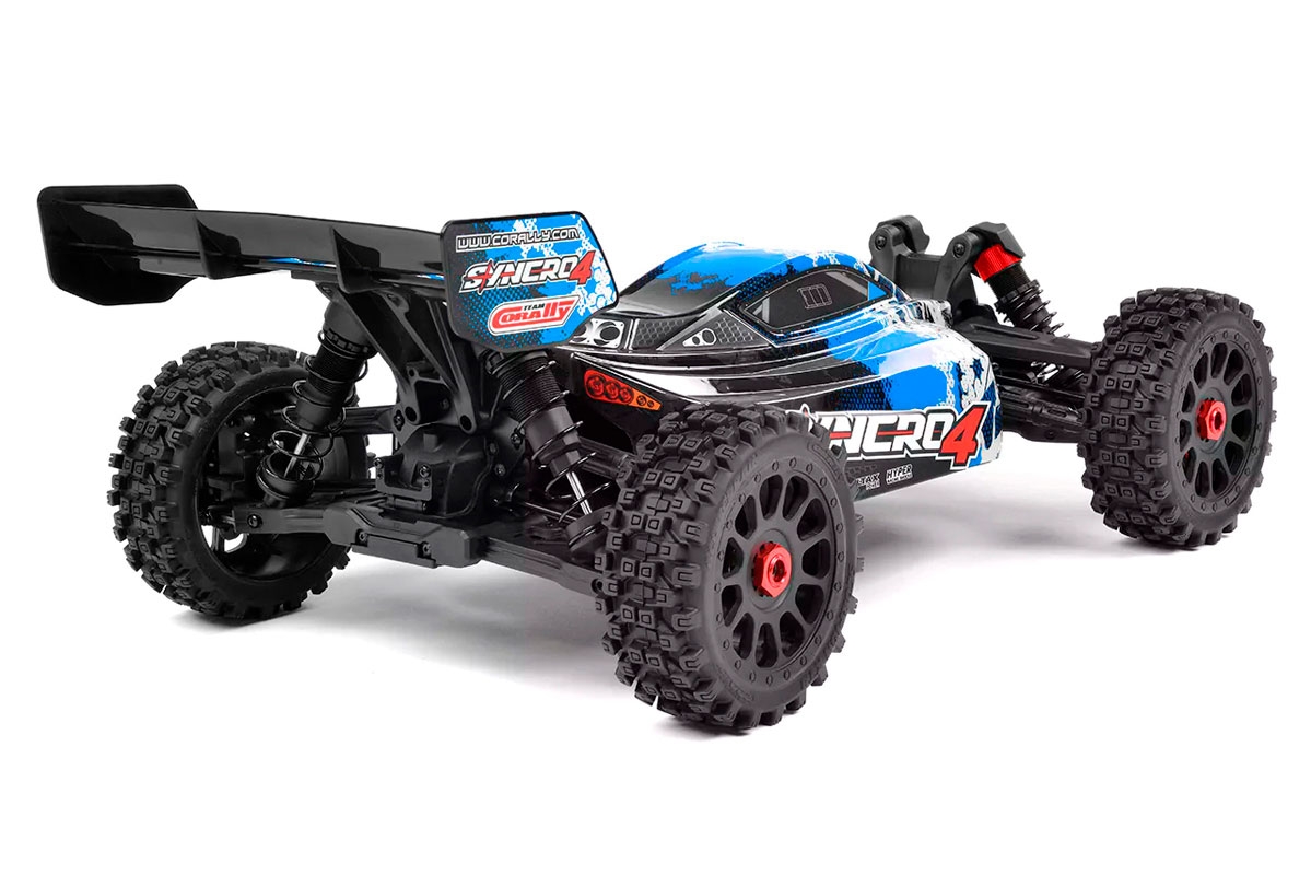 SYNCRO-4 - BUGGY 4WD 3-4S - RTR - modrá