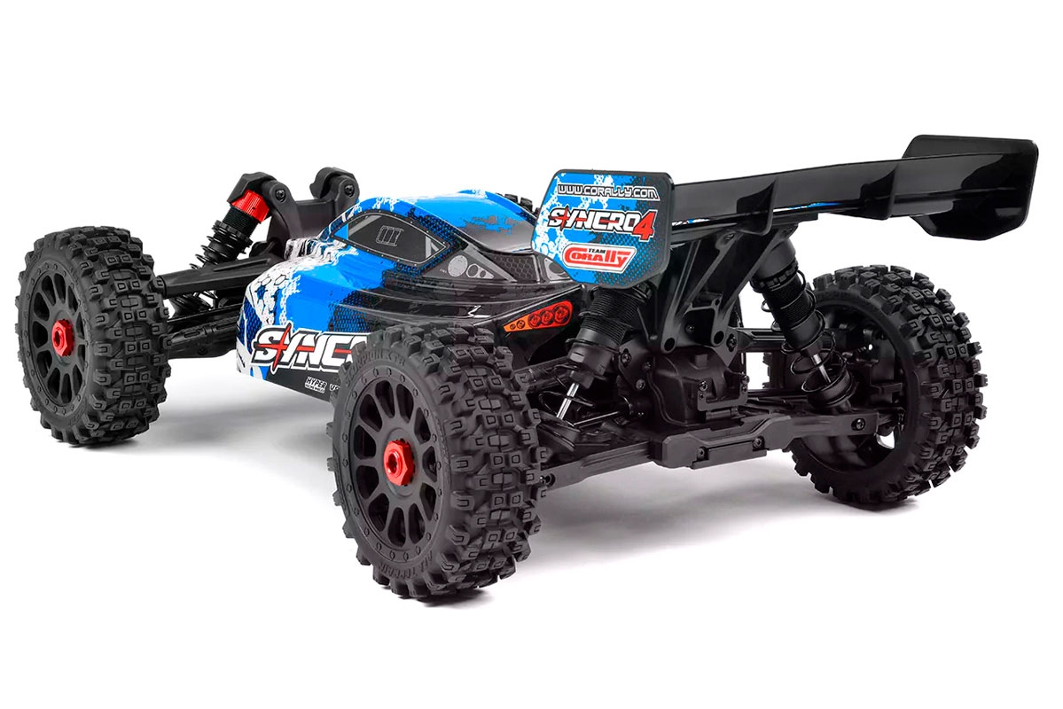 SYNCRO-4 - BUGGY 4WD 3-4S - RTR - modrá