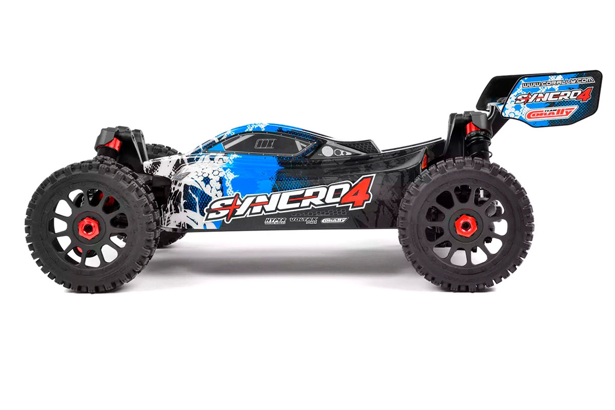 SYNCRO-4 - BUGGY 4WD 3-4S - RTR - modrá