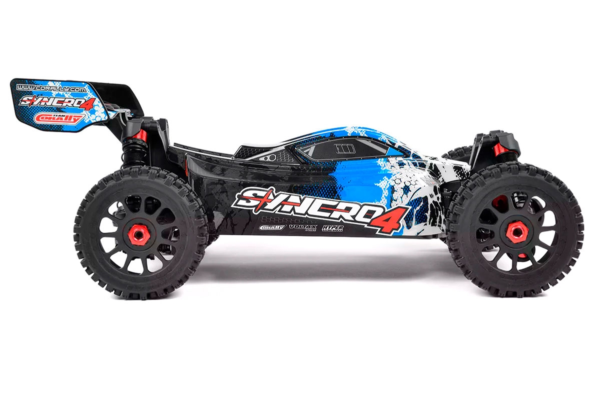 SYNCRO-4 - BUGGY 4WD 3-4S - RTR - modrá