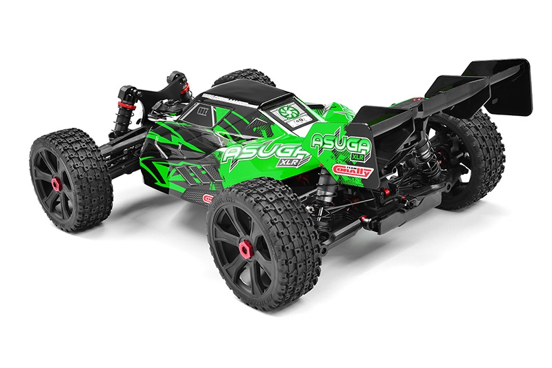 ASUGA XLR 6S - BUGGY 4WD - RTR - zelená