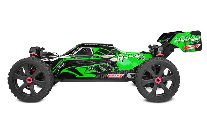 ASUGA XLR 6S - BUGGY 4WD - RTR - zelená