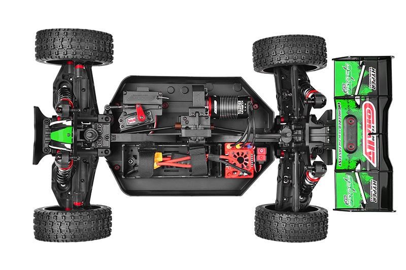 ASUGA XLR 6S - BUGGY 4WD - RTR - zelená