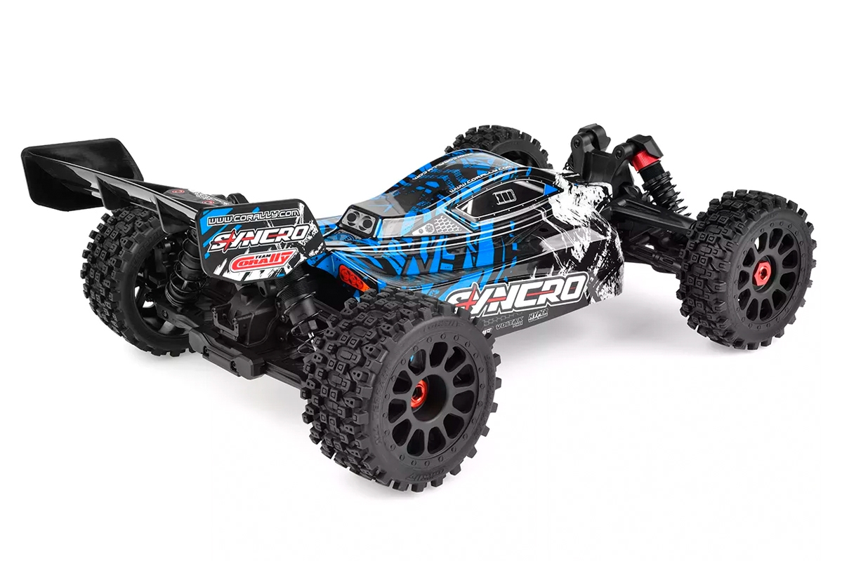 SYNCRO - BUGGY 2WD 3-4S - RTR - modrá
