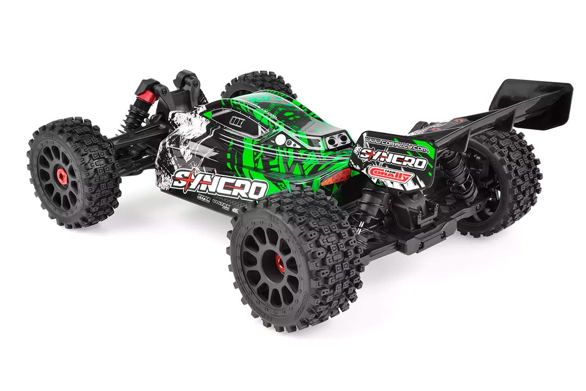 SYNCRO - BUGGY 2WD 3-4S - RTR - zelená
