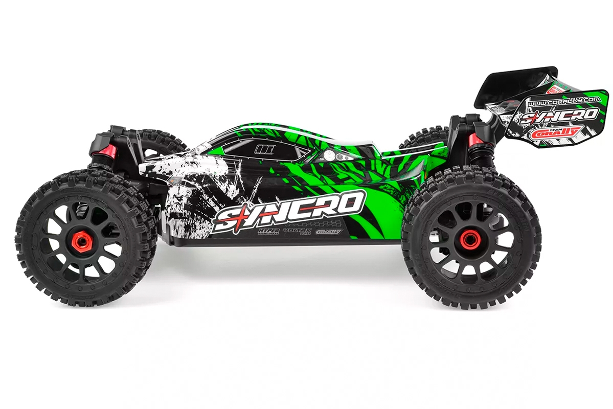 SYNCRO - BUGGY 2WD 3-4S - RTR - zelená