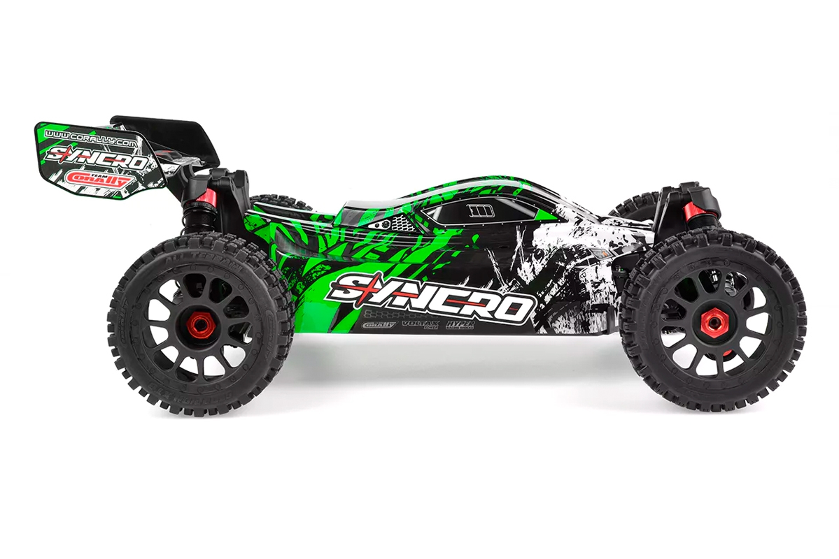 SYNCRO - BUGGY 2WD 3-4S - RTR - zelená