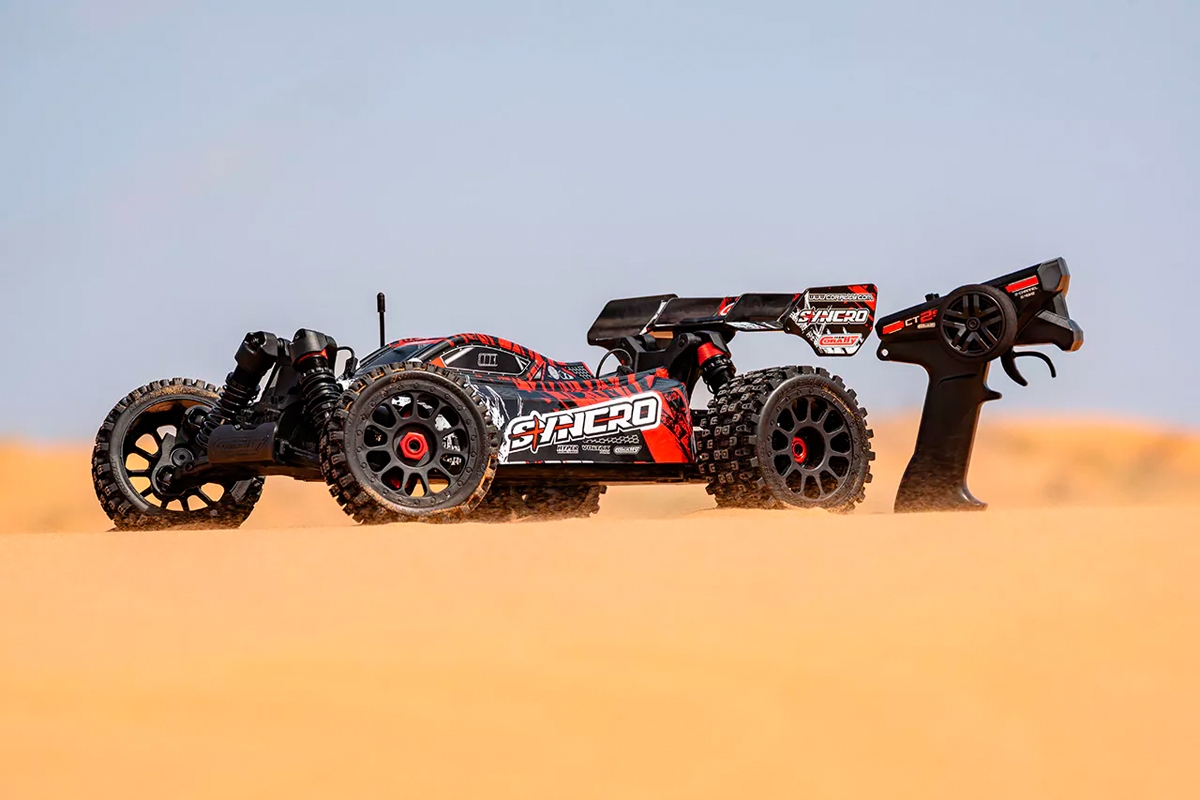 SYNCRO - BUGGY 2WD 3-4S - RTR - oranžová